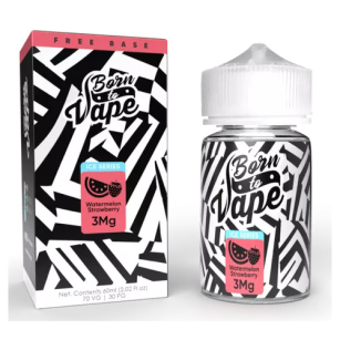 Juice Born To Vape (BTV) Free Base | Watermelon Strawberry 60mL Born To Vape (BTV) E-liquids - 1