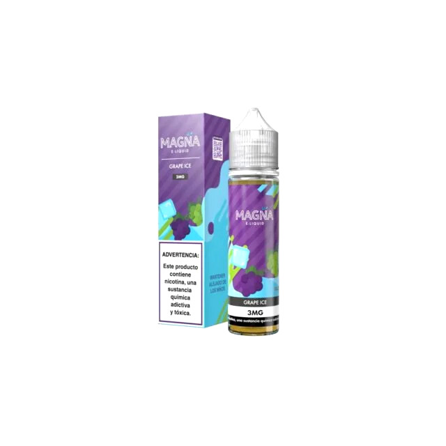 Magna E-liquids | Grape Ice 60mL | Juice Free Base Magna E - liquids - 1