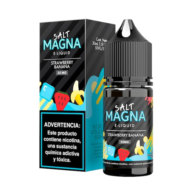 Magna Eliquids | Strawberry Banana 30mL | Juice Salt Nic Magna E - liquids - 1